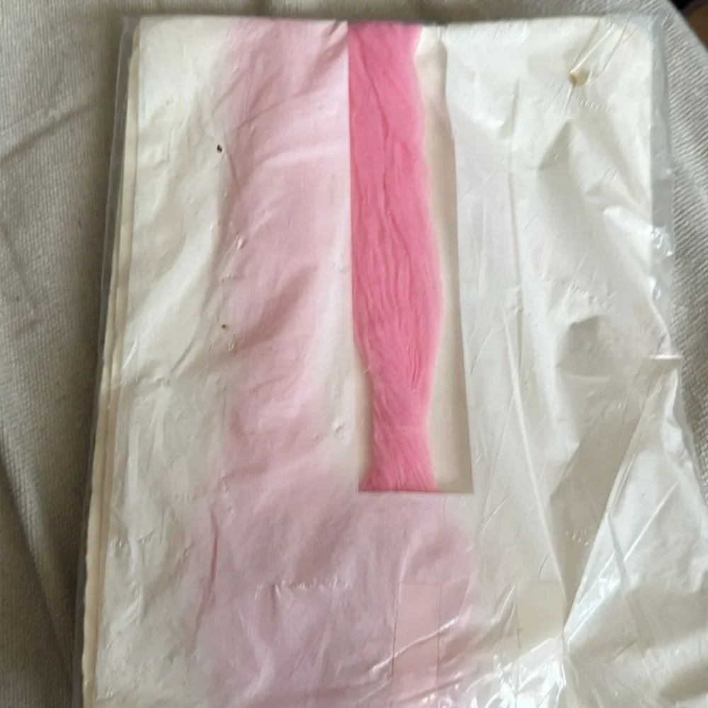 Vintage Pantyhose Pink/Blue Color Queen Size NWT (New with Tags)